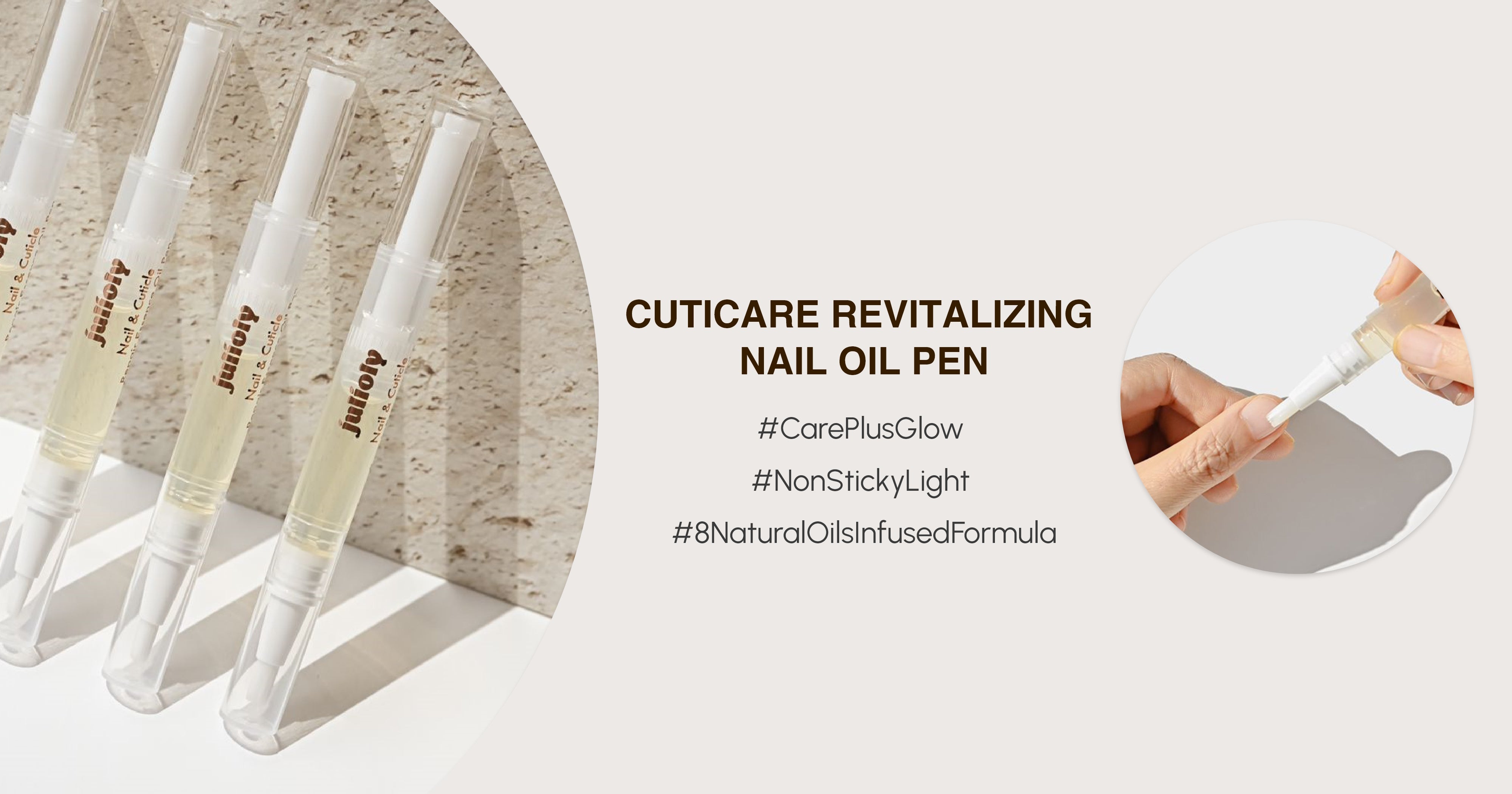 Kiss Dry Cuticles Goodbye JuliOly CutiCare Revitalizing Nail Oil Pen