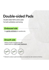 ABIB Heartleaf Spot Pad double sided embossed and smooth cotton pad