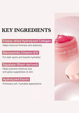 Product packaging with key ingredients listed on a white background