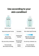 Torriden skincare products with text on skin condition use