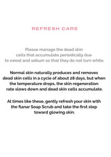 Flaner Snowberry Sorbet Glow Body Scrub with packaging on a pink background