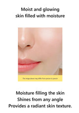 moist and glow skin filled with moisture