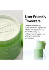 ABIB Heartleaf Spot Pad jar with hygienic tweezers