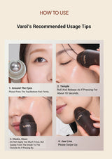 Usage tips for Varol product on a white background