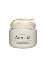 Arencia Rice Mucin Glow Serum 30 jar on a white background