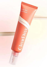 ClearDea makeup product tube on a gradient background