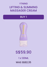 YTNING Massager Cream 1 x 120ml, BUY 1, S$59.90, was S$82.35
