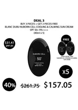 BLANC DUBU black sunscreen Deal 3: buy three and get two free for S$157.05