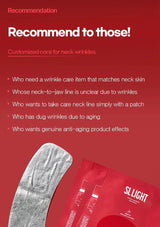 Red promotional poster with text and a product image on a red background