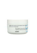 Cosrx Green Tea Aqua Soothing Gel Cream jar on a white background
