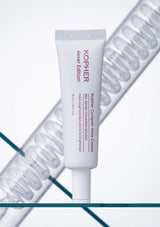 Kopher skincare tube with a clear background
