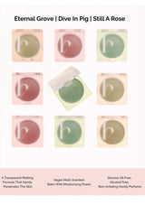 Collection of 'Eternal Grove' skincare products with branding on a white background