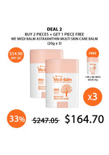 Promotional offer for Medi-Balm skin care balm with pricing and quantity details.