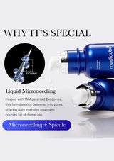 Medicube skincare product with exosome technology on a white background