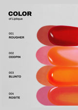 Color swatches with text on a gray background