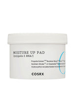Cosrx moisture up pad container on a white background