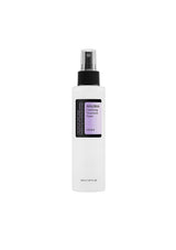 White spray bottle with black nozzle on a white background