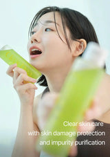Model holding ClearDea Minari Pore Ampoule Cleanser for impurity removal and pore care