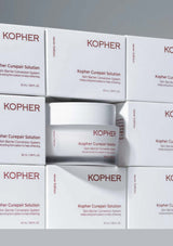 Kopher Curepair Solution packaging on a gray background
