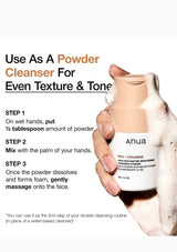 ANUA Rice Enzyme Brightening Cleansing Powder for Brighter anf =d Glowing skin