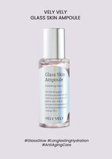 VELY VELY Glass Skin Ampoule bottle on a light gray background