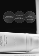 SKIN1004 skincare product with text on a black background