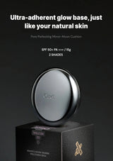 Cushion foundation with packaging on a black background