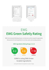 iUNIK product with EWG Green Safety Rating system on a white background