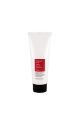 Tube of daily facial cleanser on a white background