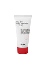 Cosrx Calming Foam Cleanser tube on a white background