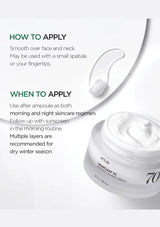 Amпул with application instructions on a white background