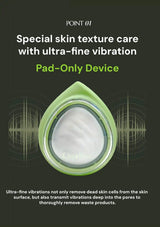 ClearDea pad skincare device with ultra-fine vibration for gentle exfoliation and pore care