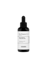 Cosrx skincare serum bottle with dropper on a white background