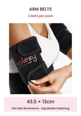 VOLEXY adjustable upper-arm belts, 43.5 by 13cm, two belts per pack