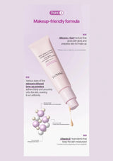 YUNJAC Glow Prep Base complete silicone-free formula, tone-up powder and vitamin E guide
