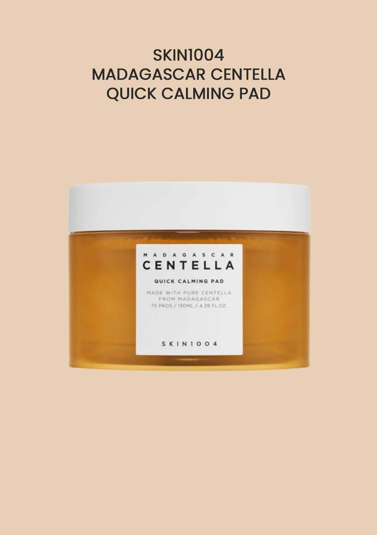 [SKIN1004] Madagascar Centella Quick Calming Pad 130ml (1 Box = 70 Pad ...