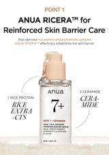 A ceramide-rich serum with rice extract to strengthen the moisture barrier, smooth texture and hydrate dry, sensitive skin.