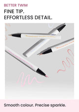 MERRYMONDE Better Twim liquid glitter pens with a fine brush tip and pearl sparkle