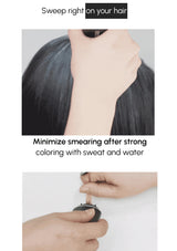 Three hairbrushes with black and brown handles on a white background