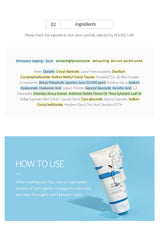 Round Lab skincare product with ingredient list and usage instructions on a white background