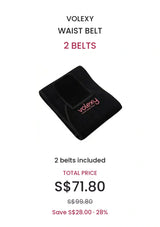 VOLEXY waist belts, 2 belts, total price S$71.80