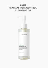 Anua Hearleaf Pore Control Cleansing Oil bottle on a white background