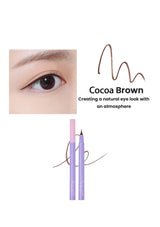 Eyebrow pencil with 'Cocoa Brown' color option on a white background