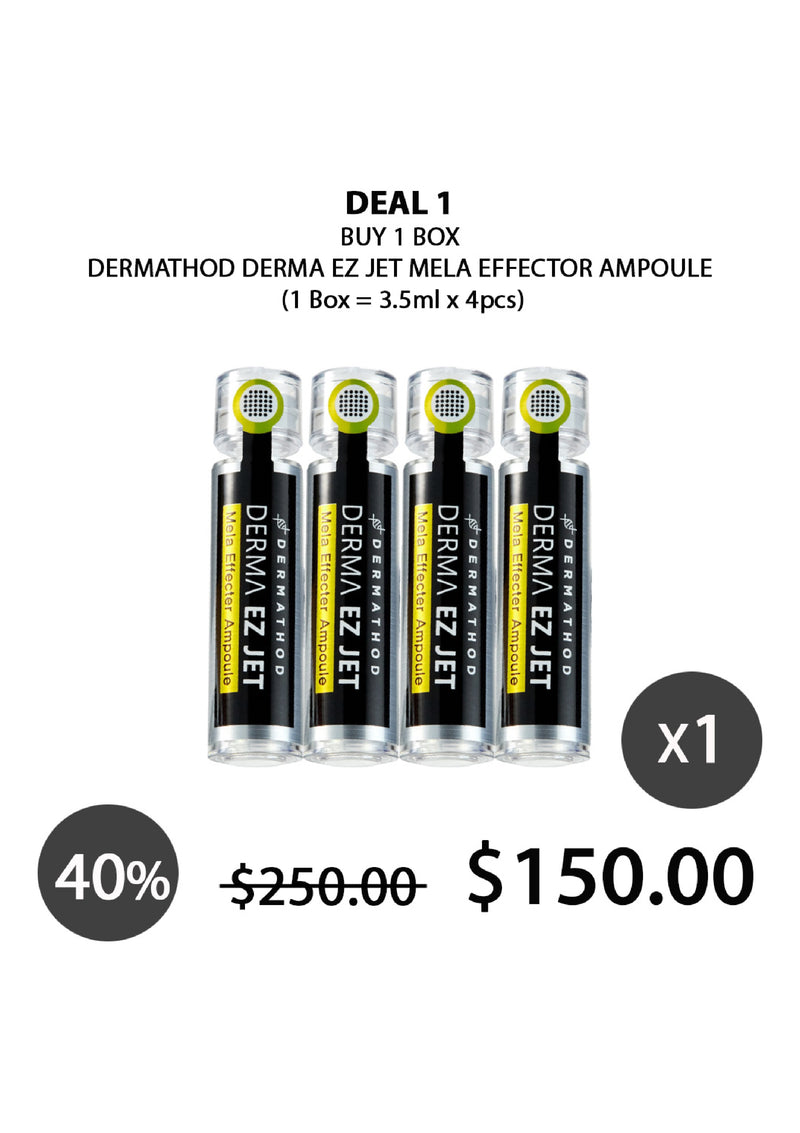 [DERMATHOD] Derma EZ Jet Mela Effector Ampoule (1 Box = 3.5ml X 4pcs)