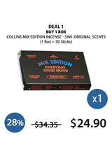 Collins Mix Edition Incense - 5in1 Original Scents