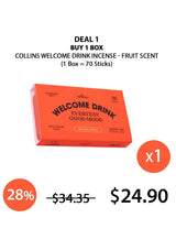 Collins Welcome Drink Incense - Fruit Scent