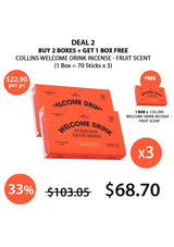 Collins Welcome Drink Incense _ Fruit Scent