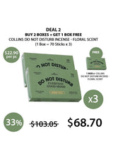 Collins Do Not Disturb Incense - Floral Scent