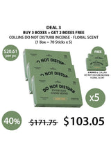 Collins Do Not Disturb Incense - Floral Scent