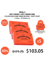 Collins welcome drink incense - fruit scent